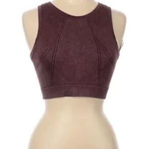Women's Burgundy Sports Bra